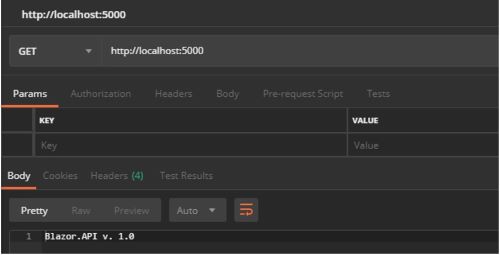 New Blazor Project